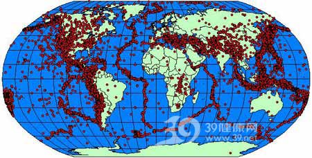 全球地震带分布(图)